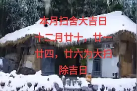 本月大扫除吉日#廿十，廿一，廿四，廿六日#原创视频视频封面