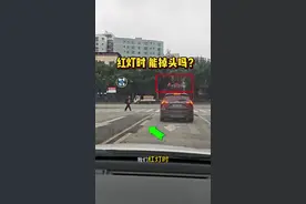 老司机来说说，红灯时能不能掉头？你越过斑马线了吗？ #每天一个用车知识 #驾驶技巧