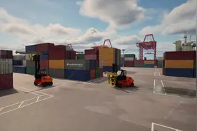 横版叉车警示教育案例 #仓储物流 #叉车警示教育案例