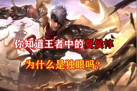 你知道在王者中的夏侯惇为什么会是独眼吗？#王者荣耀五五朋友节视频封面