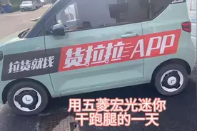 干跑腿骑手一天的收入#上热门 #跑腿 #货拉拉 #五菱宏光mini