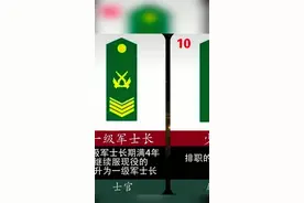 1分钟带你了解，解放军军衔等级，肩章及军种职务#军衔等级 #解放军 #当兵的历史 #军事知识