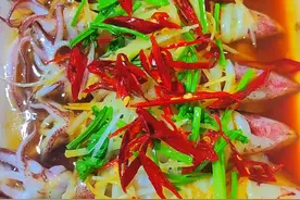 #清蒸笔管鱼#年夜饭美食