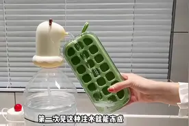 意可可冰盒设计的太好了，注水到标注线，水会刚好填满每一个格子视频封面