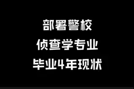 很多同学和家长关心的话题，警校毕业生的去向：部署警校视频封面