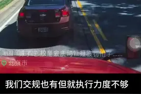 车主看到校车主动让行，否则美国交警是来硬一杯#校车