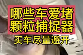 那些车爱堵颗粒捕捉器？买车尽量避开#颗粒捕捉器 #带你懂车 #颗粒捕捉器堵塞问题 #汽车保养与维修 #抖音创作季视频封面