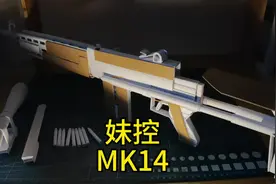 妹控MK14 终于完成了纸枪 mk14（妹控）的制作