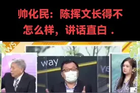 帅化民：陈挥文长得不怎么样，讲话直白． 视频封面