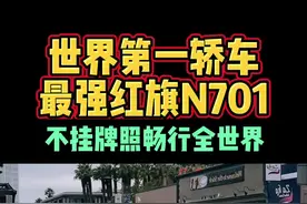红旗N701世界顶级轿车之王 #dou是好车 #一汽红旗 #红旗n701 #全新红旗h5 #红旗视频封面