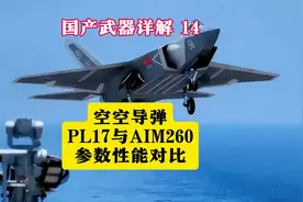 第14集丨国产武器详解，空空导弹PL 17与AIM 260参数性能对比视频封面