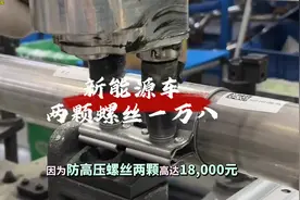 两颗螺丝收一万八！太离谱 #新能源车两颗螺丝一万八视频封面