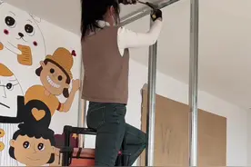 分享轻钢龙骨立隔墙施工步骤。 #生活不会辜负每一个努力的人 #施工现场实拍 #隔墙