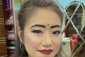 挑战孟加拉当地女孩儿妆容，结局太让人崩溃了… #孟加拉 #旅行 #旅行vlog #异国风情 #美出高级感视频封面