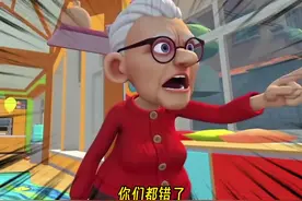 奶奶害怕小猫发现惊天秘密 #奶奶的贴心小猫#233乐园 #我是猫