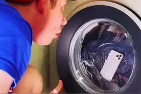 手机掉进洗衣机里了，结局可真是太刺激了 #搞笑配音 #搞笑视频 #搞笑解说 #搞笑瞬间 #搞笑视频封面