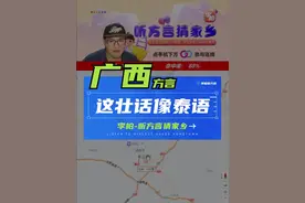 你知道塞班原视频说了啥吗？？当壮话碰上泰语是什么样的？#泰语 #壮话 #方言 #靖西 #李柏听方言猜家乡