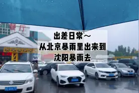 从北京暴雨到沈阳暴雨，高铁停运了，就开车，办法总比困难多。视频封面