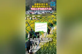 成都明起小步快跑式升温！本周升温最高幅度将超10℃，成都人这盘把羽绒服穿回本了吧