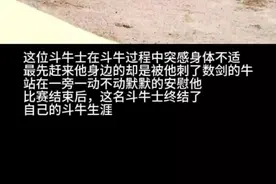为了挑起全场气氛，斗牛士在斗牛表演中使用带弯头的短剑刺向牛背，因为牛在被挑衅后会低下头集中力量攻击红布，此时牛背脊椎的缝隙可以让斗牛士的剑直达牛的心脏，一击致命。#正能量图文 #西班牙斗牛表演 #谁才是真正的朋友 #人类残忍吗
