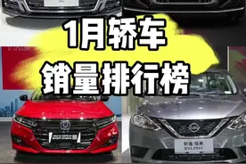 #抖音汽车人共创计划 #抖音汽车 #dou是好车 燃油轿车销量榜视频封面