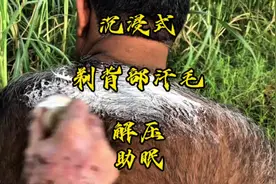 背部汗毛剃除  #解压 #助眠 #asmr #极度舒适 #内容启发搜索