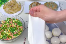 学会这个和面方法，能做二十多种软和饼，手抓饼、酱香饼、盘丝饼、口袋饼、水晶素馅饼、东河肉饼…#美食教程 #实用分享 #美食制作分享 #在家做美食 #半烫面