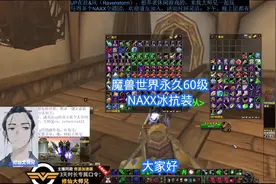 魔兽世界永久60级 NAXX冰抗装#魔兽世界 #乌龟服 #一起玩游戏视频封面