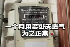 这条视频告诉你，一个月用多少天燃气为正常#燃气安全 #燃气