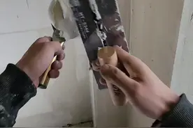 #刮大白的油漆工 #批灰的手法技巧  #抹灰平整技巧