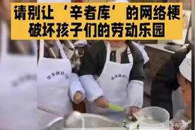 请不要让‘辛者库’的网络梗破坏孩子们的劳动乐园#幼儿园