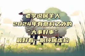老李说属羊人2024年有意料之外的“大事好事”最好看一眼#12生肖视频封面