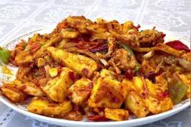 爆炒面肺子这样做才好吃#美食