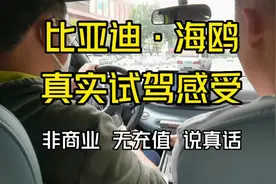比亚迪海鸥评测，试驾真实感受。非商业，无充值，说真话。视频封面
