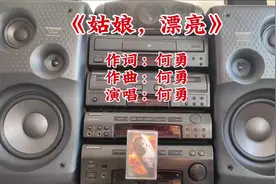 何勇《姑娘，漂亮》收录在1994年5月发行的专辑《垃圾场》视频封面