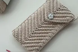 钩针手机包 装得下手机与小美好，斜挎瞬间提升穿搭氛围感，逛街、下午茶随手拍都出片～@如意鸟家居用品旗舰店 #好喜欢我的家 #我的动手日记视频封面