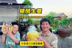 糖醋生姜 你像我这么做 汁多渣少 入口脆嫩#乡村生活家