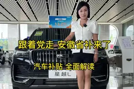 #星越l 跟着党走，安徽 省补它来了，2024年9月9号正式开始视频封面