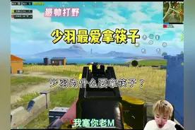 少羽为什么喜欢拿筷子？#和平精英 #和平精英空岛集结