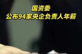 国资委公布94家央企负责人年薪，最低仅为2.98万视频封面