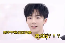 震惊，藏得真深，刘宇宁竟因家暴离过婚！#娱乐评论大赏 #刘宇宁视频封面