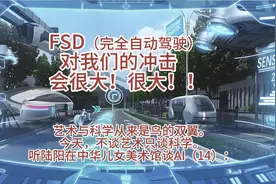 陆阳：“FSD（完全自动驾驶）对我们的冲击会很大！很大！！”