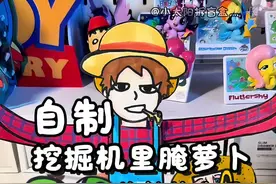 自制挖掘机里腌萝卜 挖掘机里腌萝卜，咿呀咿呀呦#二次元 #挖掘机里腌萝卜咿呀咿呀哟 #约翰的农场 #手工