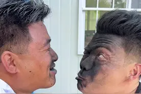 椰壳粉憋笑挑战#男人简单的快乐 #憋笑挑战 #专治不开心