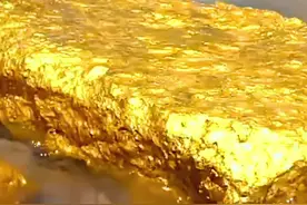 省流系列：这么大的巨型黄金石，你见过没有？#大千世界无奇不有 #奇闻奇事 #黄金石 #省流侠上热门 #科普一下