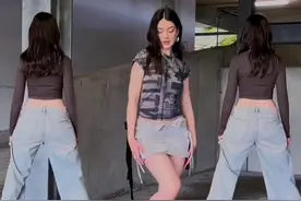 #cbxlab街舞女孩跳出young #炸街女孩 #活力甩臀舞视频封面