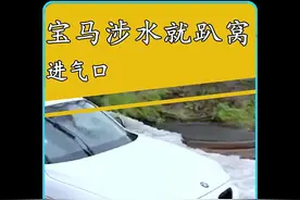 为什么宝马车这么容易遇水趴窝？#带你懂车