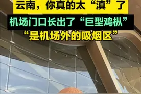 云南，你真的太“滇”了，机场门口长出了“巨型鸡枞”，“是机场外的吸烟区” #云南只打滇峰赛 #美好生活在云南  #有一种叫云南的生活 #昆明机场门口长出巨型鸡枞视频封面