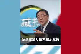 必须紧紧盯住大股东减持 #股市 #大股东减持 #牛市