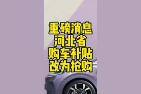 河北购车补贴改成抢了，大家准备好拼手速吧 #汽车国补或将开启抢券时代